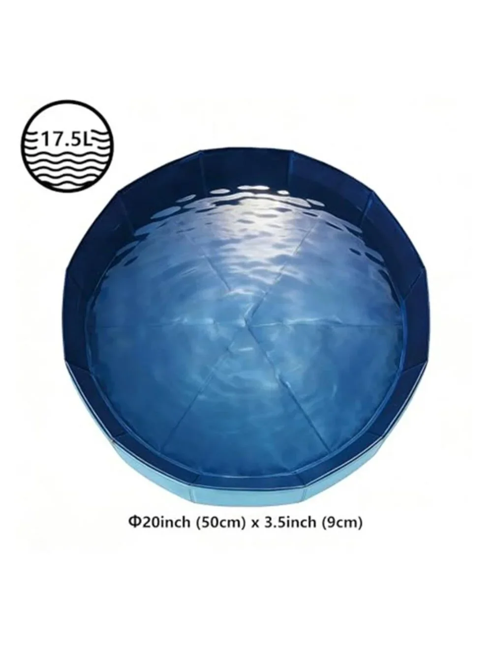 Foldable Pet Bath Pool Dog Bath Tub for Large & Small Dogs Cats 12